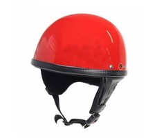 Redbike RB-500 klassischer Halbschalenhelm rot