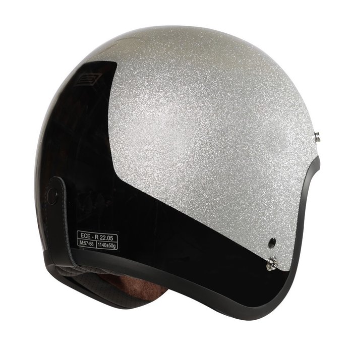 Origine primo cosmo jet helmet silver