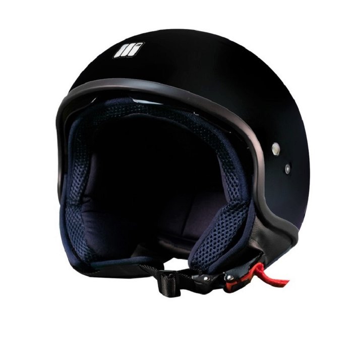 Motocubo wasp jet helmet with visor | matt black | ECE 22.05