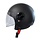 bat jet helmet with external visor | matt black | ECE 22.05