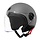bat jet helmet with external visor | matt grey | ECE 22.05