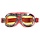 red pilot goggles
