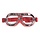 red pilot goggles