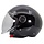 832 minimal vespa helmet gloss black