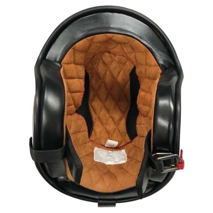 Torc T-50 retro open face helmet gloss grey