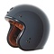 T-50 retro open face helmet gloss grey