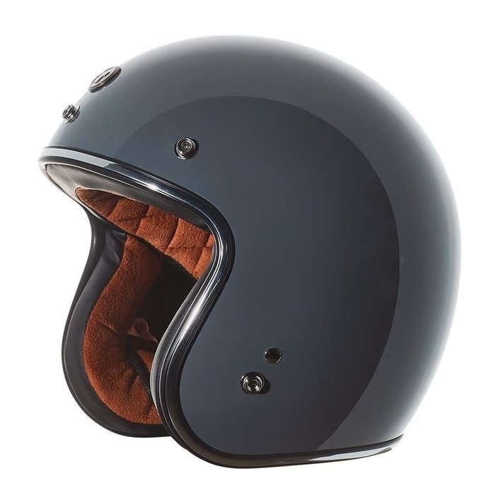 Torc T-50 Retro Jethelm glänzend Grau