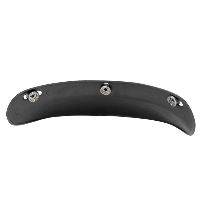 Helm zonneklep glans zwart