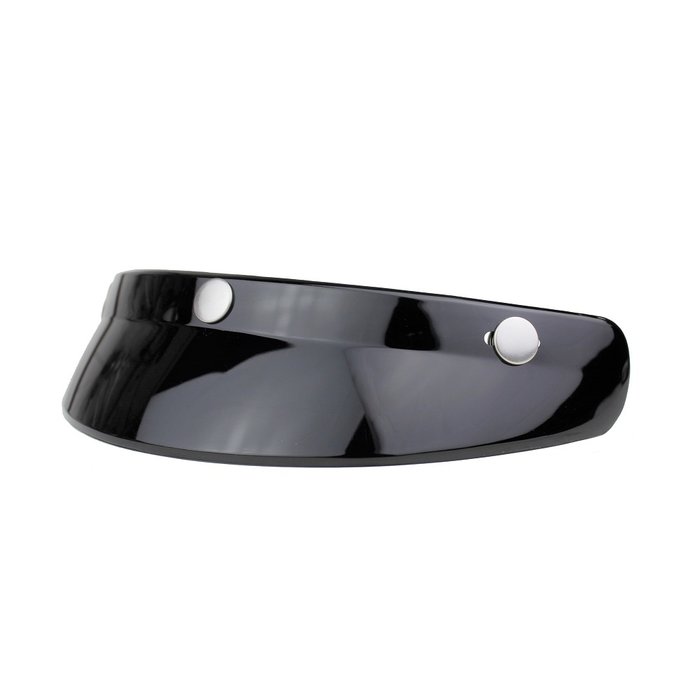 Helm zonneklep glans zwart