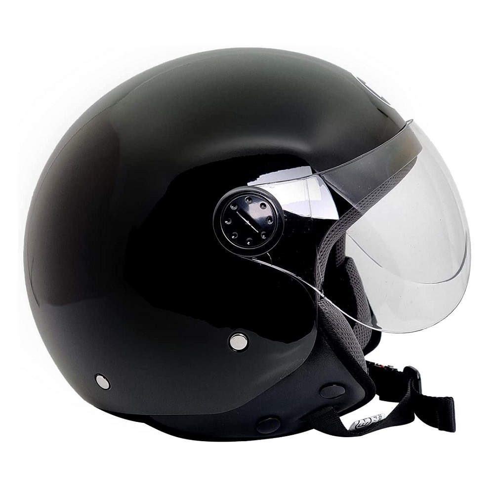 BHR 800 easy vespa helmet shiny black | size S