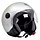 800 Easy Vespa Helm silber