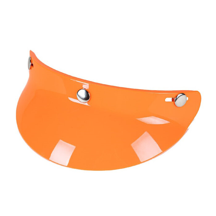 Helmet sun visor orange