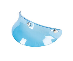 Helmet sun visor light blue