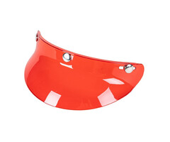 Helm zonneklep rood