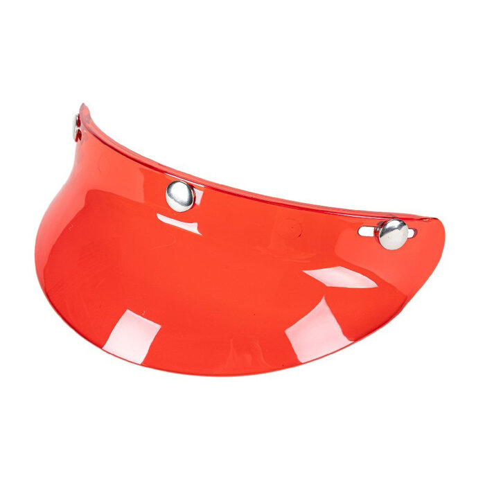 Helmet sun visor red