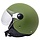 800 easy vespa helmet matt green