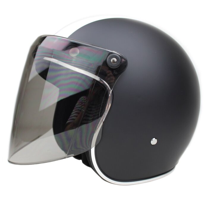 Flip-up clear helmet visor