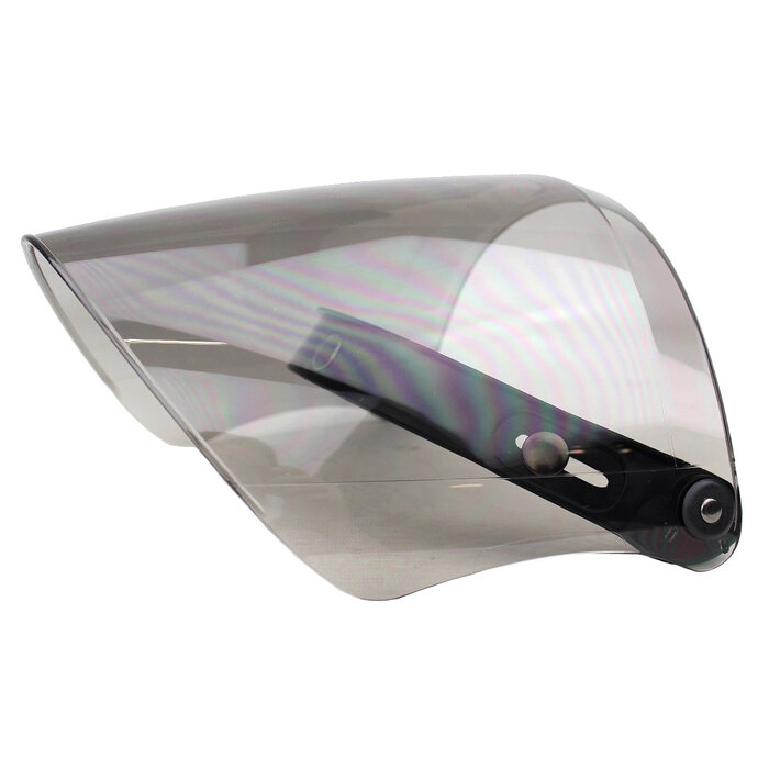 Flip-up light smoke helmet visor