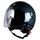 fly evo jet helmet with double visor | matt black | ECE 22.05