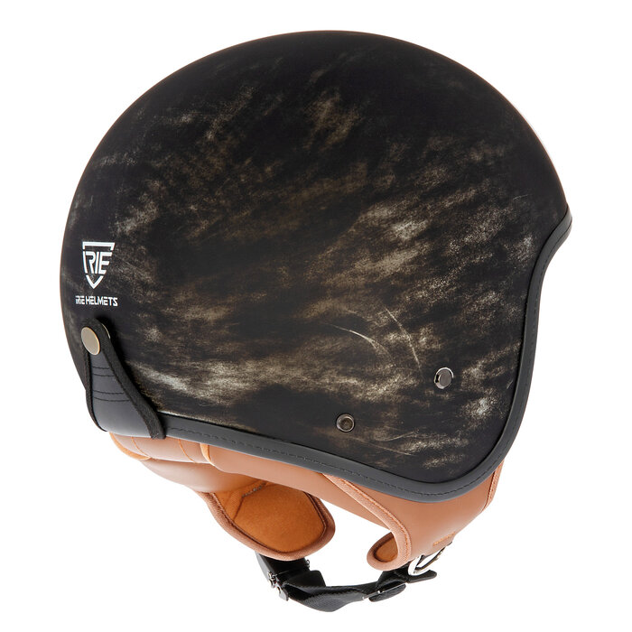 IRIE Hunter-C open face helmet retro black | size L