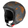 Hunter-C open face helmet rusty metal