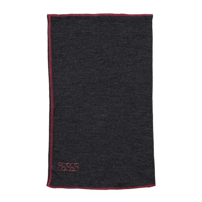 IXS Bandana Multifunktionstuch Merino | grau-rot