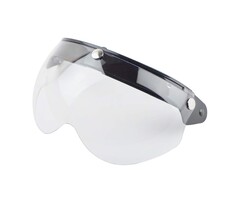 Flip up 3 button goggle visor clear