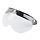 Flip up 3 button goggle visor clear