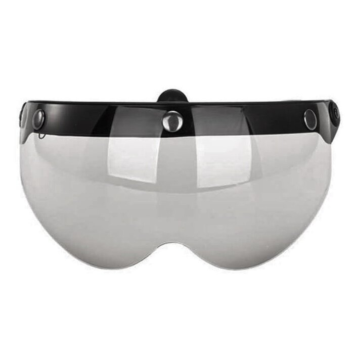 Flip up 3 knop brilvizier light smoke