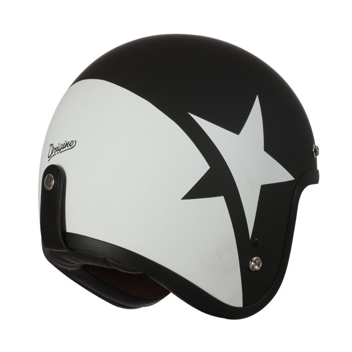 Origine primo star jethelm mat zwart - wit