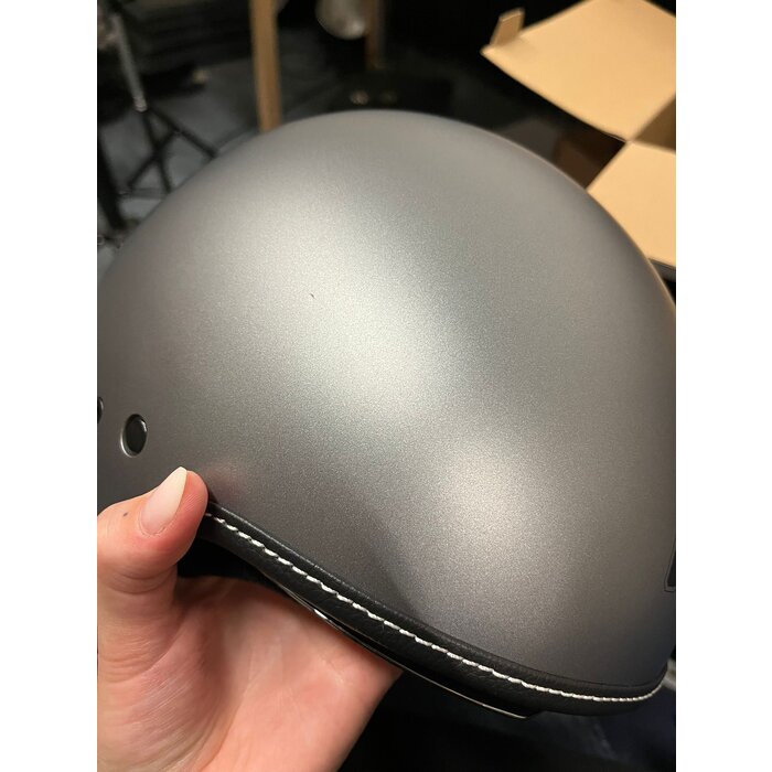 Motocubo Beetle Jethelm mit Visier | matt titan | Größe S | Outlet