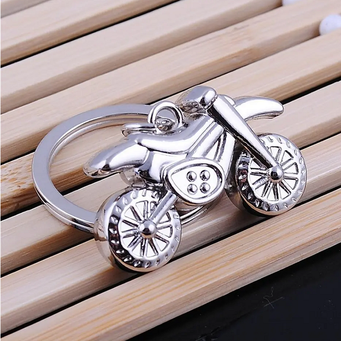 Schlüsselanhänger Silver Dirtbike