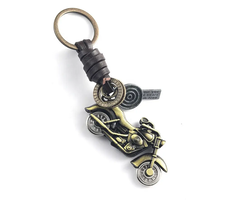 Schlüsselanhänger Gold Biker