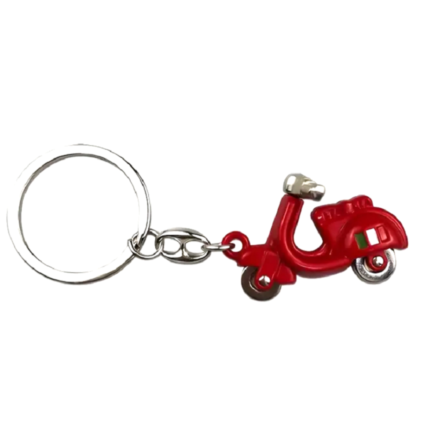 Keychain Italian Red Scooter  Fun Motorcycle accessory! 