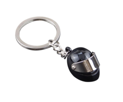 Keychain Black Scooter Helmet