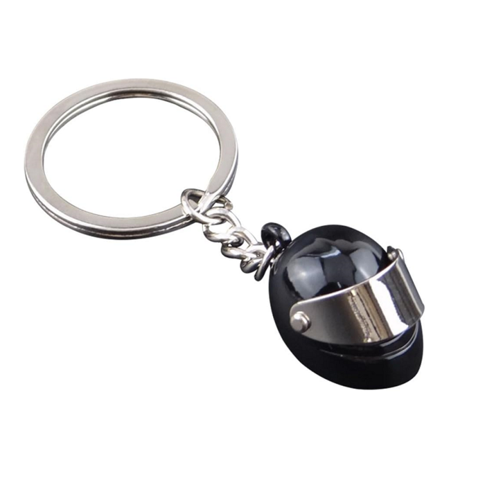 Sleutelhanger Zwarte Scooterhelm