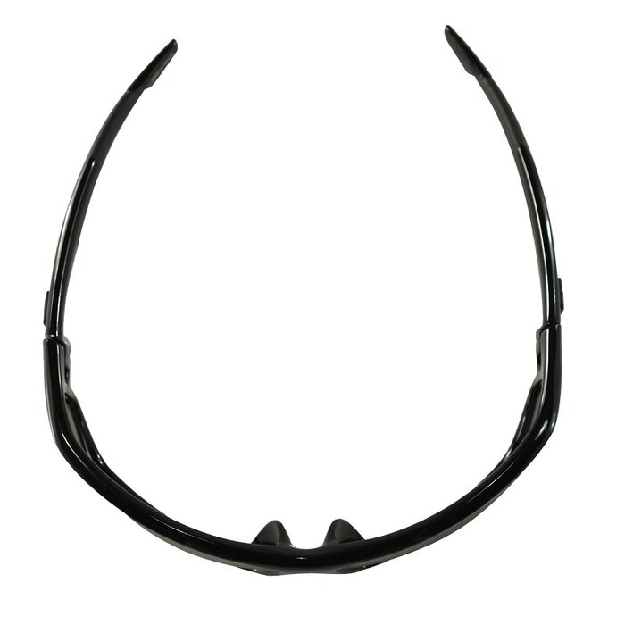 Bobster AXL glänzend schwarze Sonnenbrille – rauch