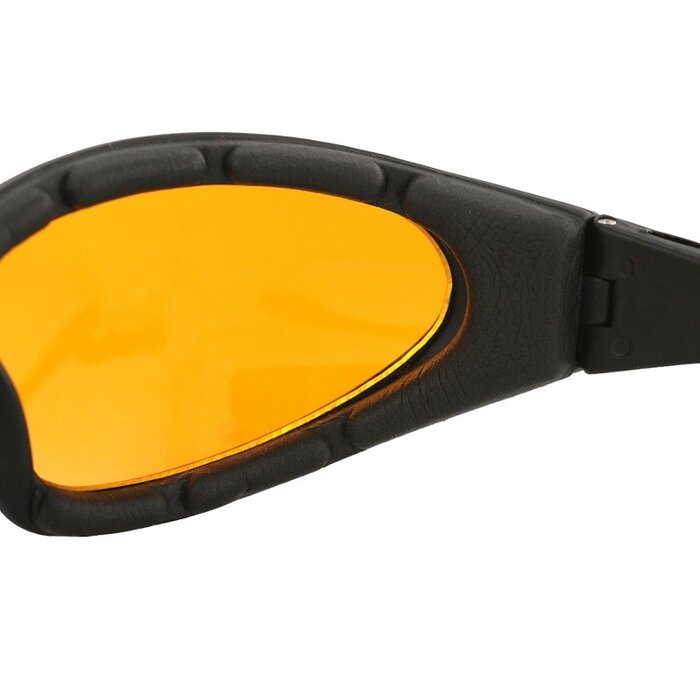Bobster GXR attschwarze Sonnenbrille - bernstein