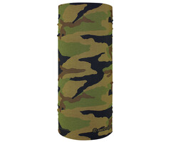 ZAN Headgear neck tube woodland camo