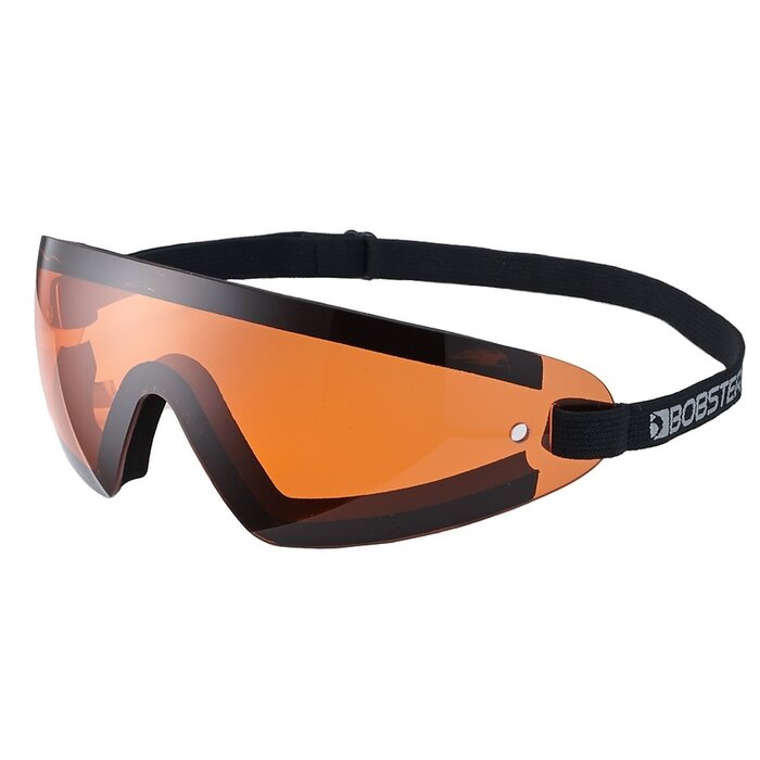 Bobster Wrap Around Motorradbrille - Bernstein