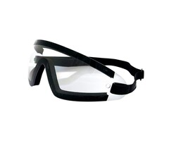 Bobster wrap around motorcycle goggles - clear