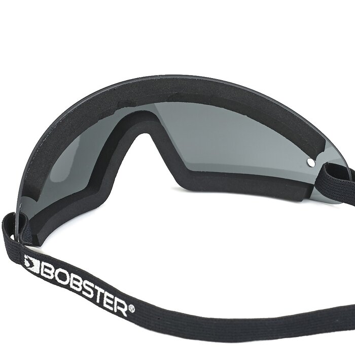 Bobster wrap around motorcycle sunglasses - smoke