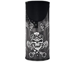 ZAN Headgear Halsrohr winddicht biker skull