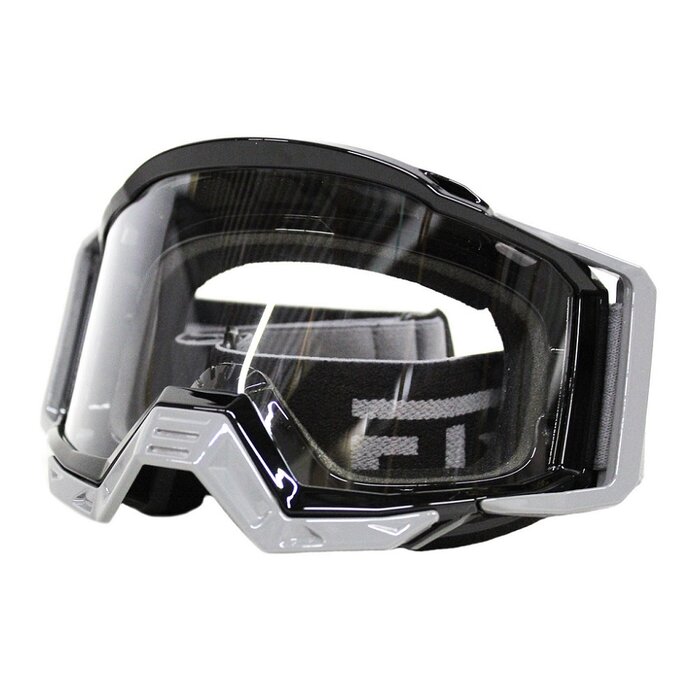 CRG Holeshot Motocross Brille Grau - Klar