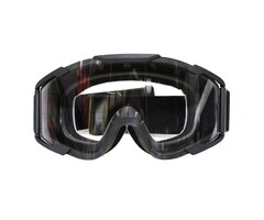 CRG waves crossbril mat zwart - helder