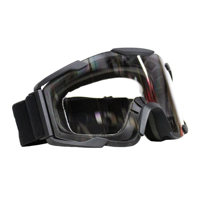 CRG Waves Motocross Brille matt schwarz -  Klar