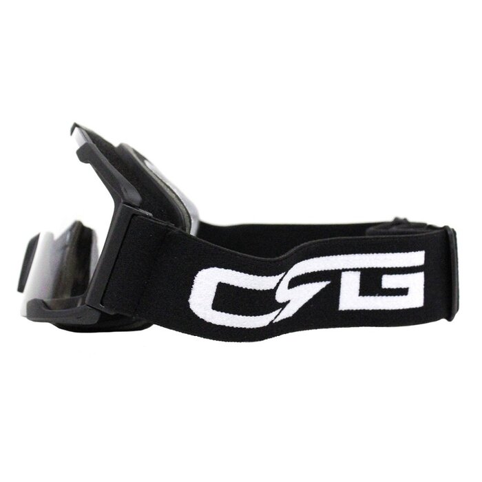 CRG waves cross goggles matt black - clear