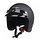 RB-710 retro open face helmet matt black | size M | outlet