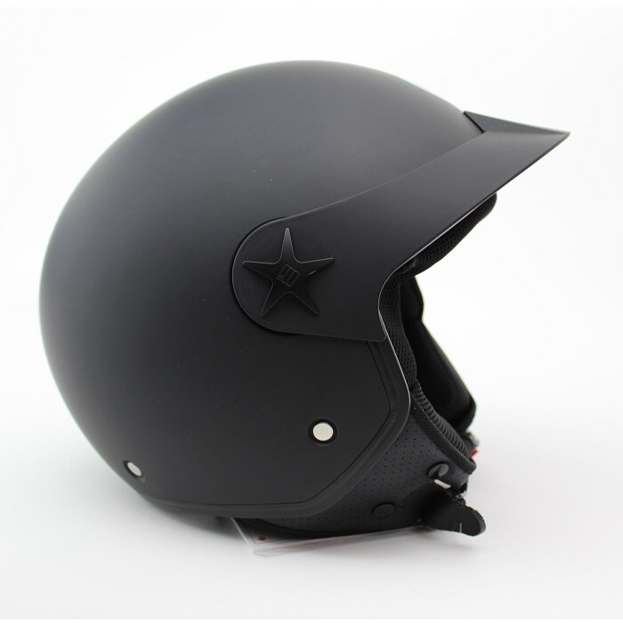 BHR 833 peak open face helmet matt black | size XL | outlet
