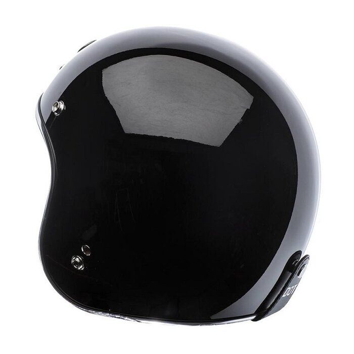 Torc T-50 Retro Jethelm glänzend Schwarz